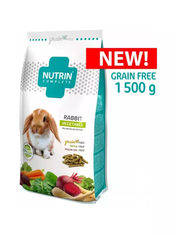 NUTRIN Complete Králík - GRAIN FREE - Vegetable 1,5kg