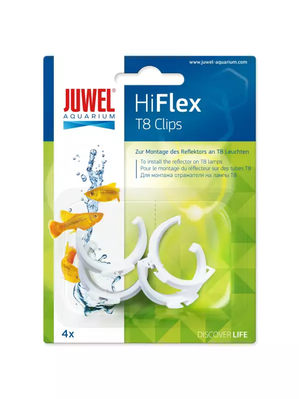 Náhradní úchytky JUWEL na reflektor T8 HiFlex plastové (4ks)