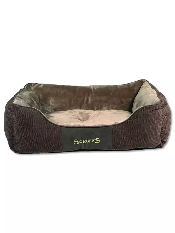 Scruffs Chester Box Bed čokoládový L 75x60cm