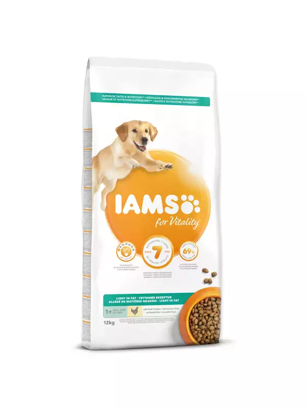 Krmivo IAMS Dog Adult Weight Control Chicken 12kg 