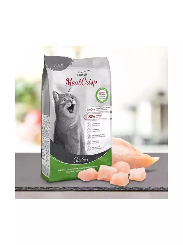 Platinum MeatCrisp Adult Chicken - Kuře pro dospělé kočky 3kg