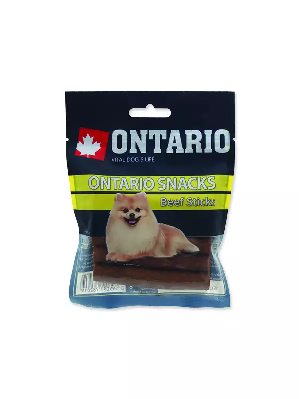 Pochoutka Ontario hovězí tyčinky 7,5cm 5ks