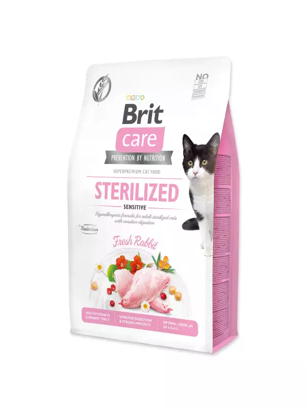 Krmivo Brit Care Cat Grain-Free Sterilized Sensitive 2kg