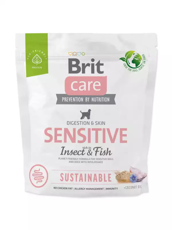 Krmivo Brit Care Dog Sustainable Sensitive Insect & Fish 1kg
