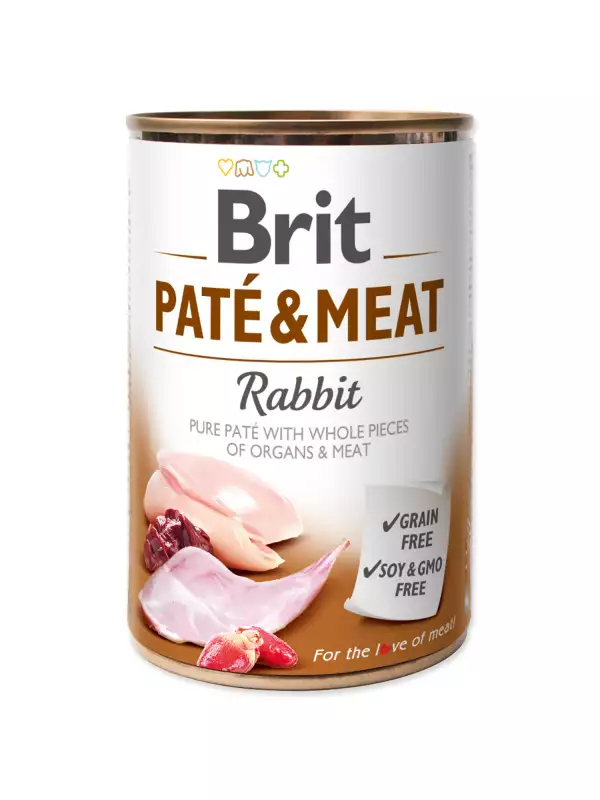Konzerva Brit Paté & Meat králík 400g