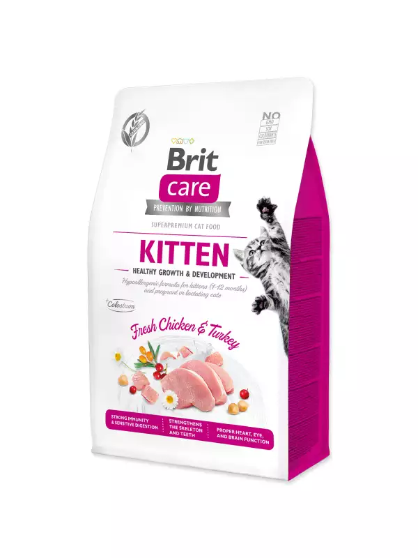 Krmivo Brit Care Cat Grain-Free Kitten Healthy Growth & Development 0,4kg