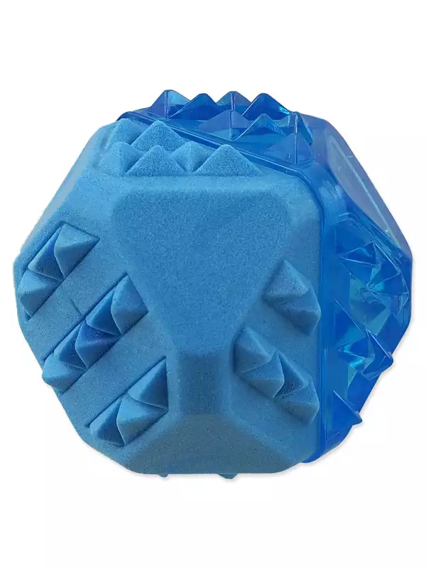 Hračka Dog Fantasy míček chladící modrá 7,7cm