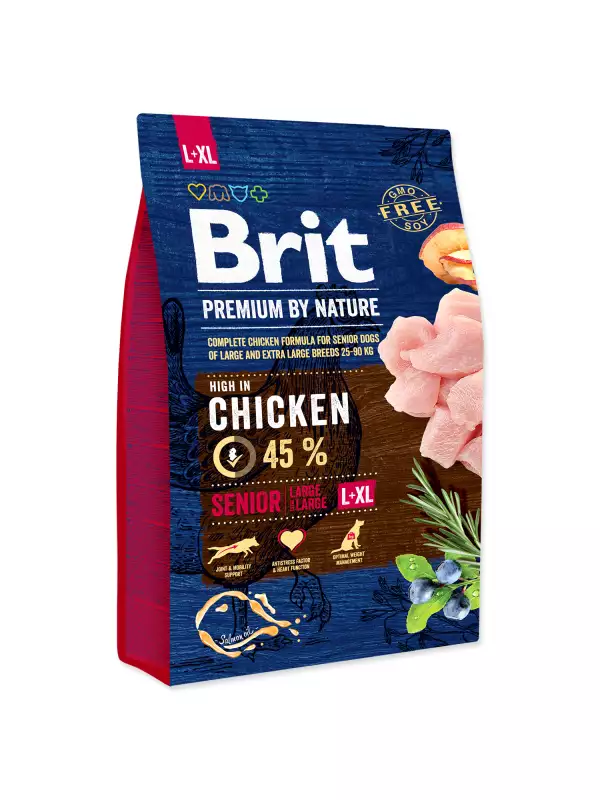 Krmivo Brit Premium by Nature Senior L+XL 3kg