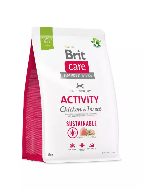 Krmivo Brit Care Dog Sustainable Activity Chicken & Insect 3kg