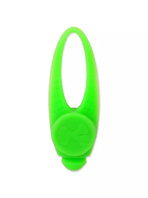 Přívěsek Dog Fantasy LED silikon zelený 8cm