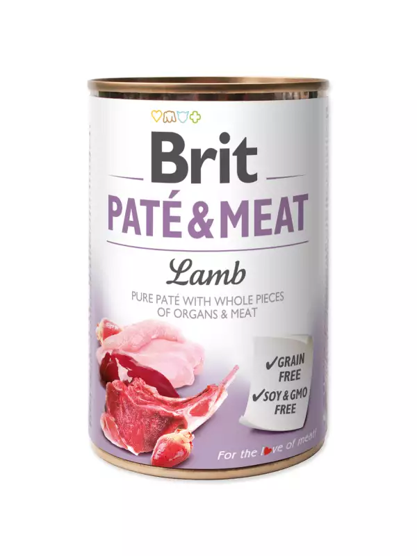 Konzerva Brit Paté & Meat jehně 400g