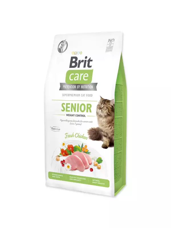 Krmivo Brit Care Cat Grain-Free Senior Weight Control 7kg