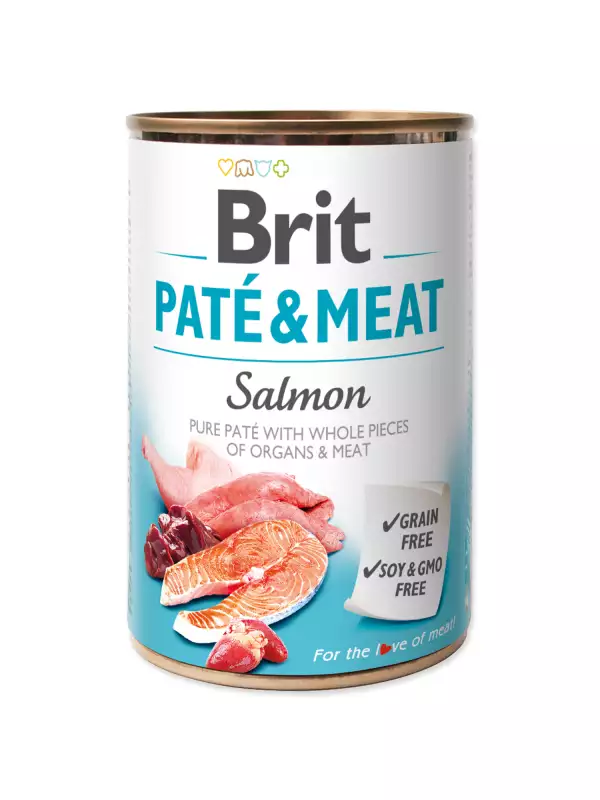 Konzerva Brit Paté & Meat losos 400g