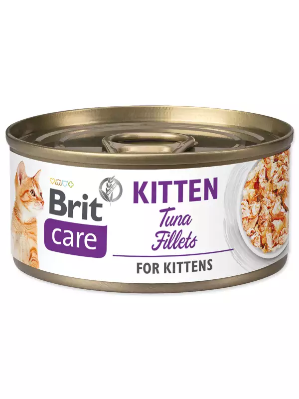 Konzerva Brit Care Cat Kitten tuňák, filety 70g