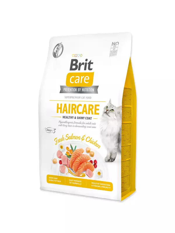 Krmivo Brit Care Cat Grain-Free Haircare Healthy & Shiny Coat 2kg