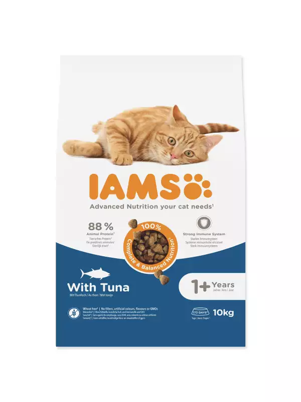 Krmivo IAMS Cat Adult Tuna 10kg