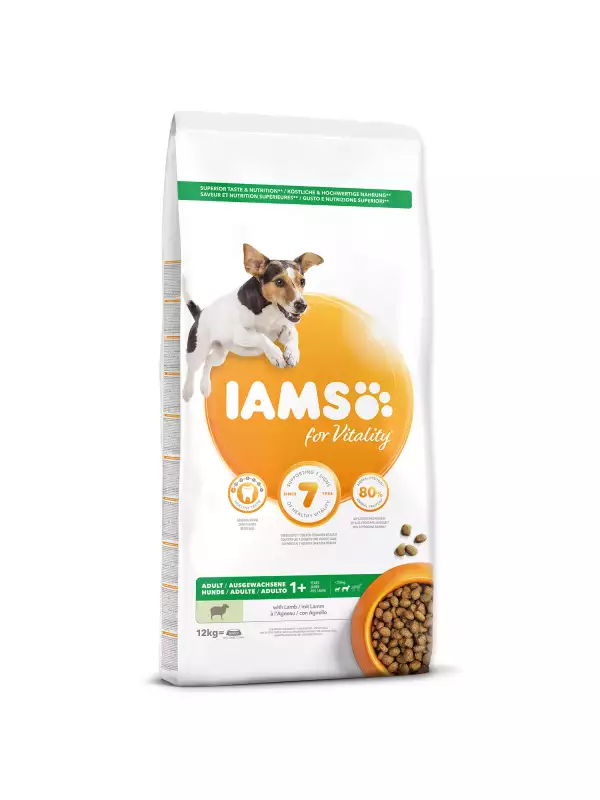 Krmivo IAMS Dog Adult Small & Medium Lamb 12kg 