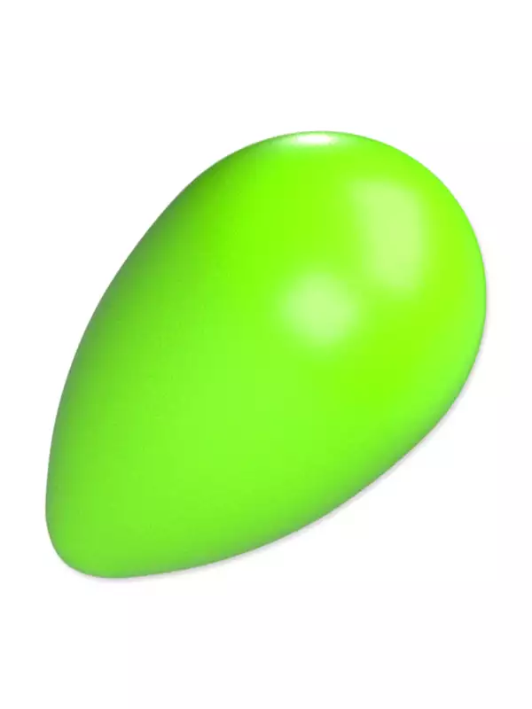 Hračka Dog Fantasy Eggy ball tvar vejce zelená 8x13cm