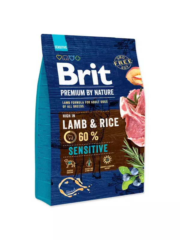 Krmivo Brit Premium by Nature Sensitive Lamb 3kg