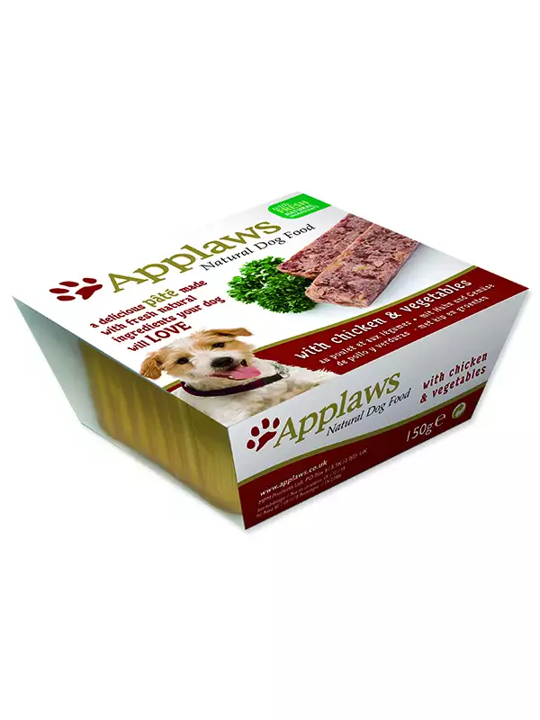 Paštika APPLAWS Dog Pate with Chicken & vegetables (150g)