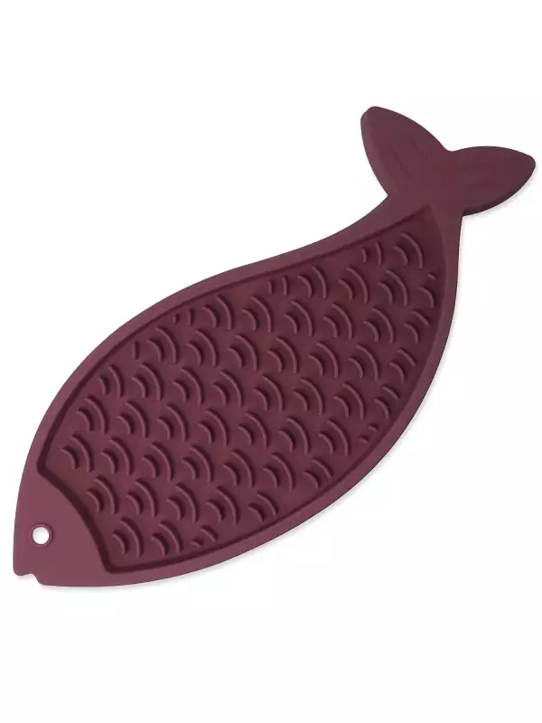 Podložka lízací Epic Pet Lick&Snack ryba pastelová fialová 28x11,5cm