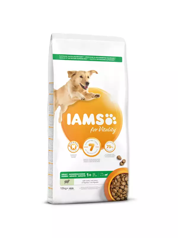 Krmivo IAMS Dog Adult Large Lamb 12kg 