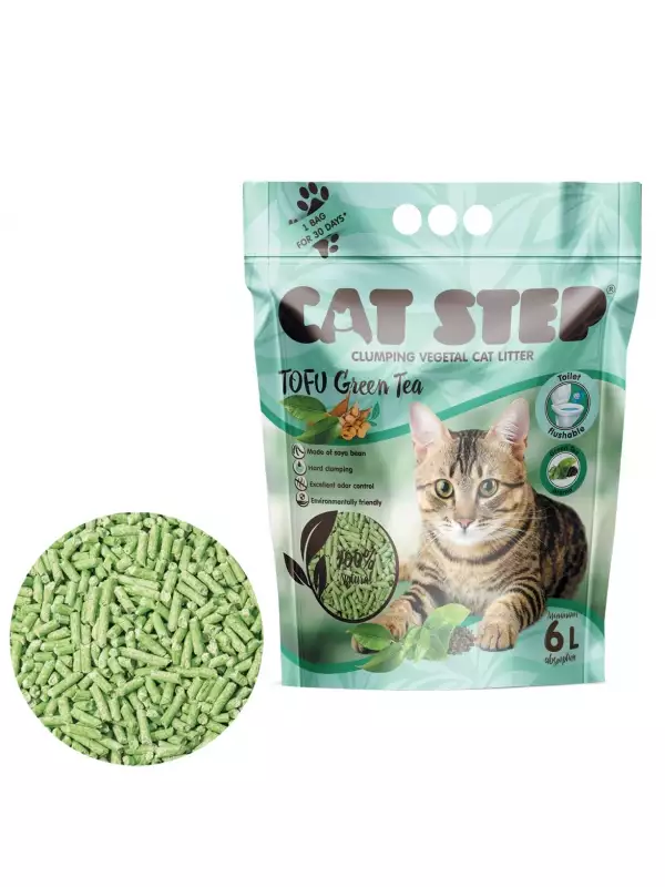 Cat Step Tofu Green Tea 2,7kg