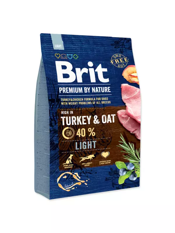 Krmivo Brit Premium by Nature Light 3kg