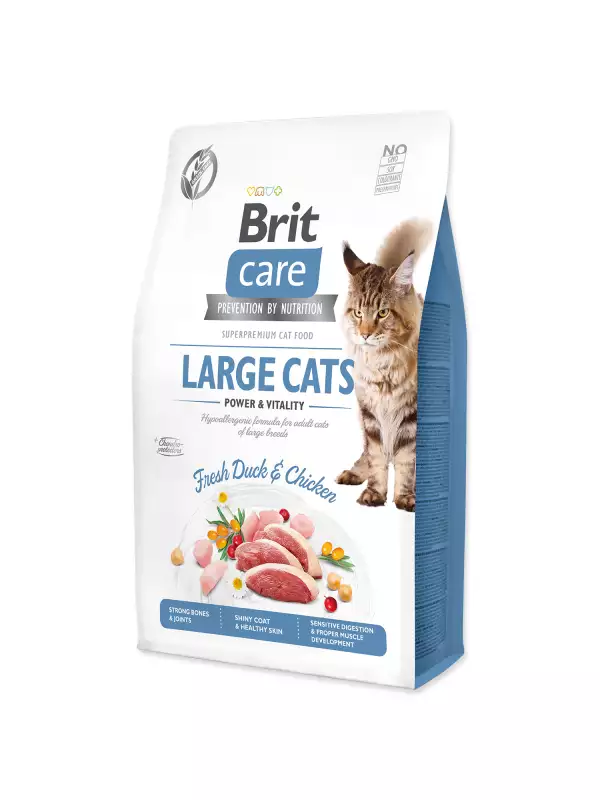 Krmivo Brit Care Cat Grain-Free Large cats Power & Vitality 2kg