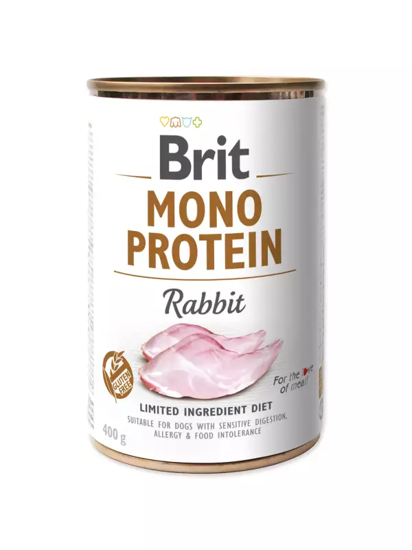 Konzerva Brit Mono Protein králík 400g