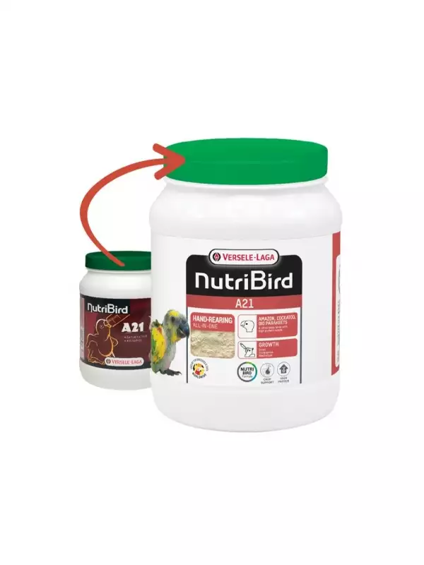 NutriBird A21 pro velké papoušky (800g)