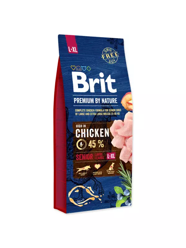 Krmivo Brit Premium by Nature Senior L+XL 15kg