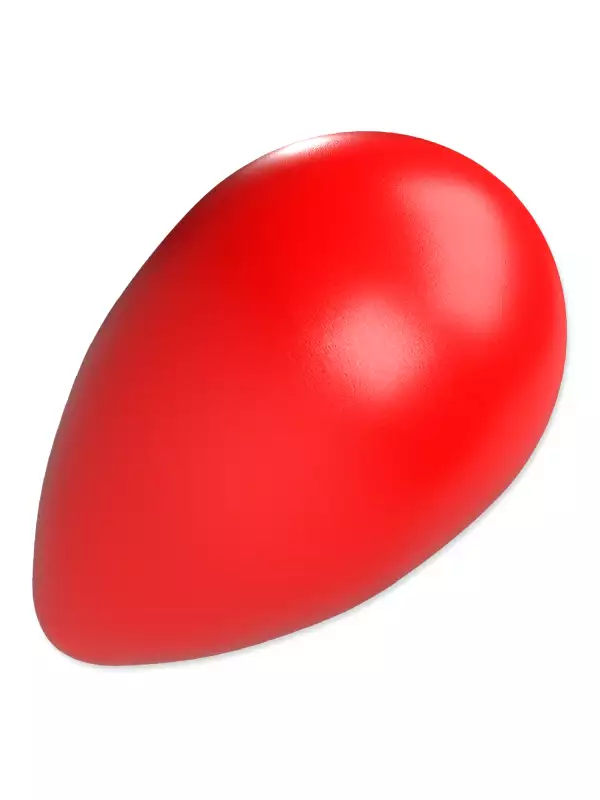 Hračka Dog Fantasy Eggy ball tvar vejce červená 16x26cm