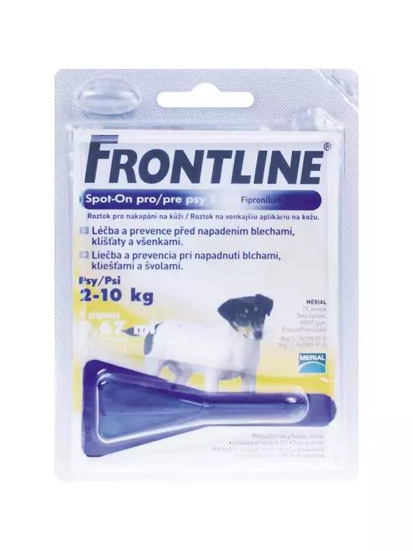 Spot on Frontline S žlutý (0,67ml)