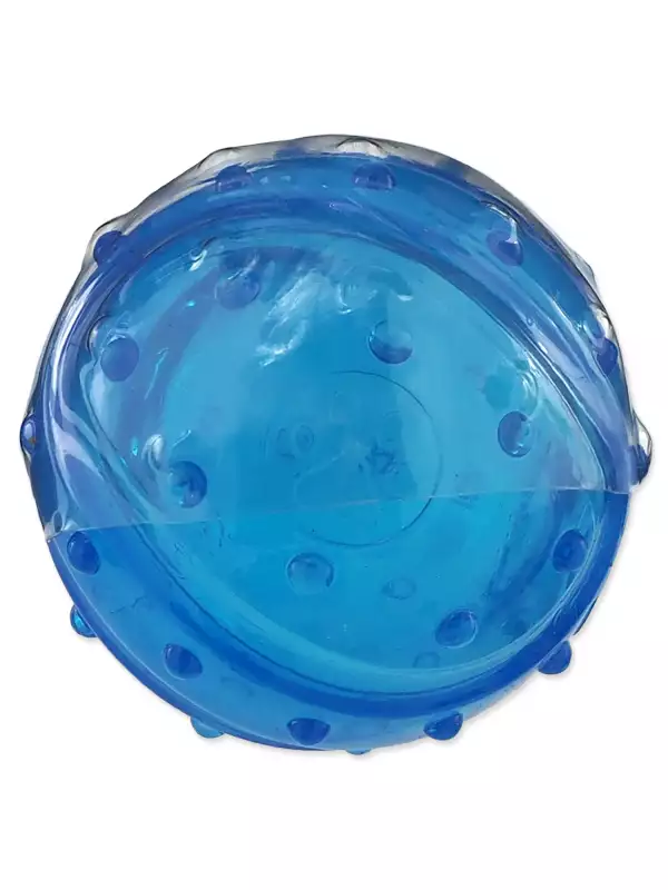 Hračka Dog Fantasy STRONG míček s vůní slaniny modrý 8cm