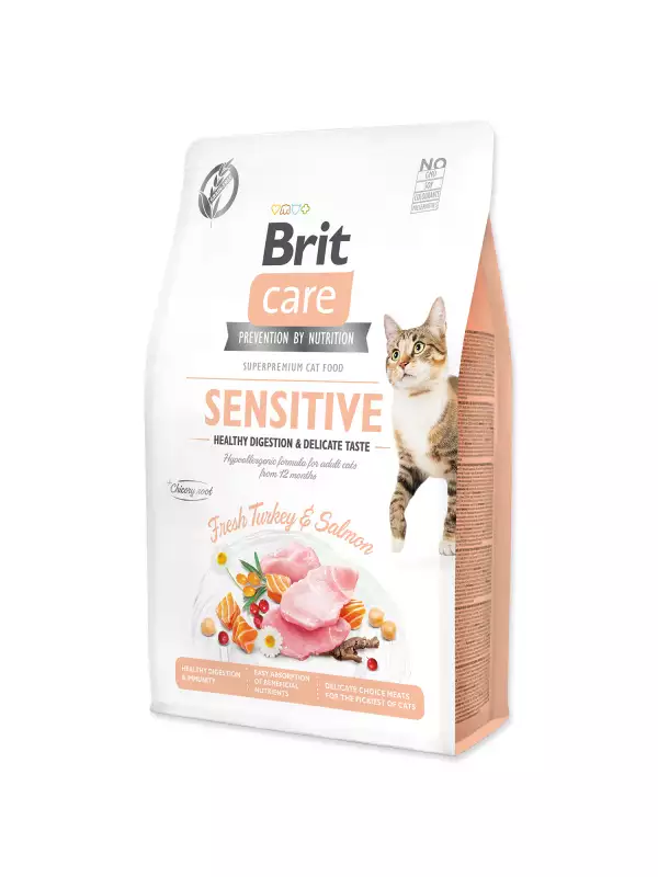 Krmivo Brit Care Cat Grain-Free Sensitive Healthy Digestion & Delicate Taste 2kg