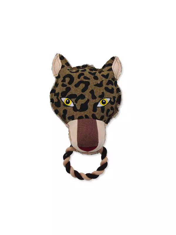 Hračka DOG FANTASY textilní leopard (1ks)