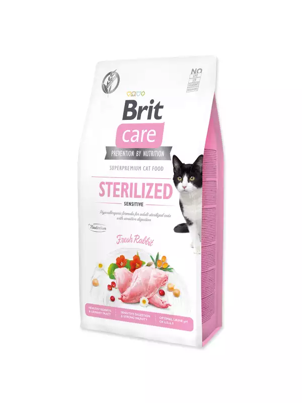 Krmivo Brit Care Cat Grain-Free Sterilized Sensitive 7kg