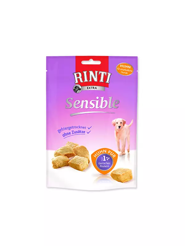 Pochoutka RINTI Extra Sensible kuře freeze-dried (40g)