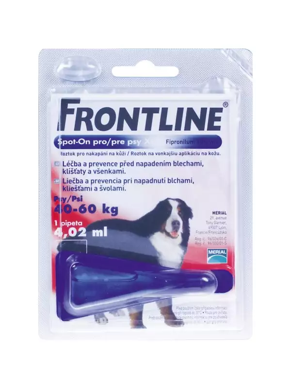 Spot on Frontline XL červený (4,02ml)