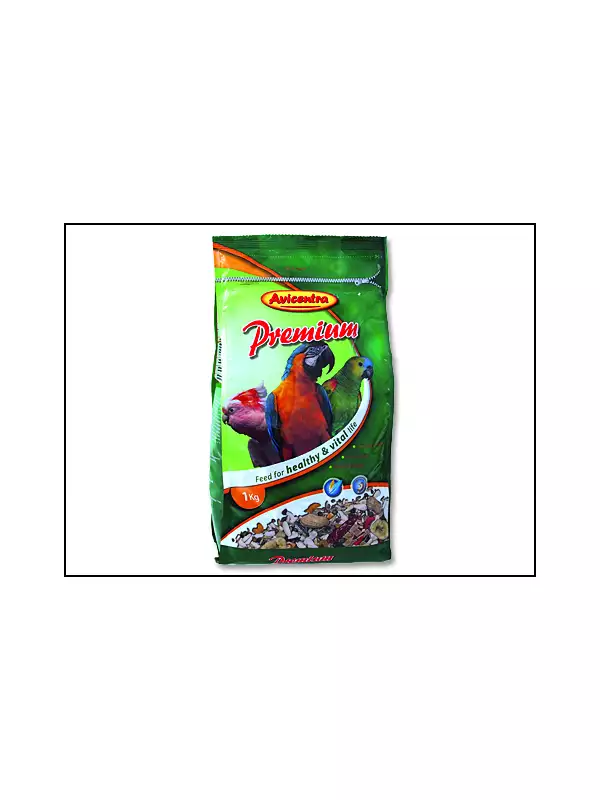 Krmivo AVICENTRA premium pro velké papoušky (1kg)