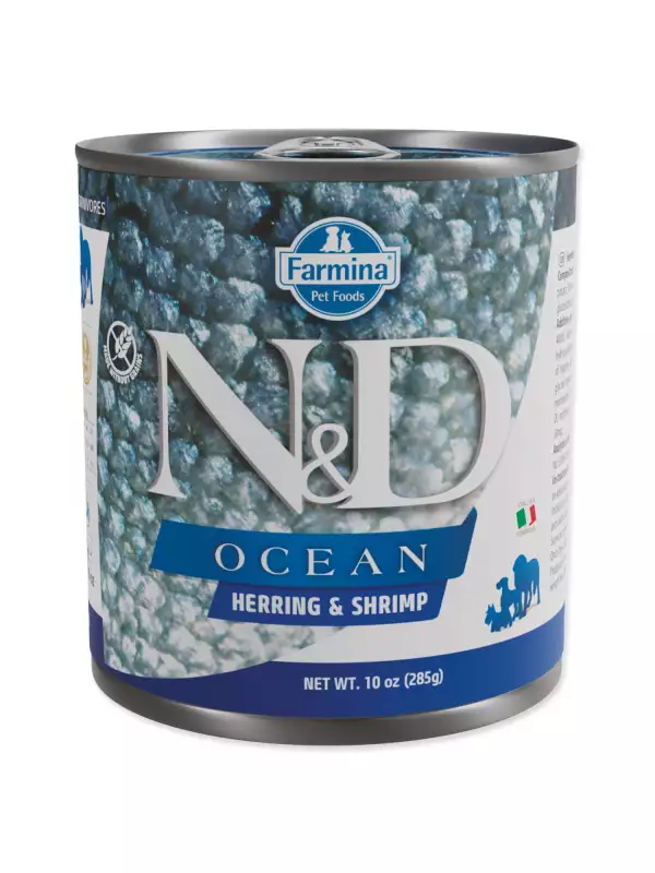 Konzerva N&D Dog Ocean Herring & Shrimp 285g