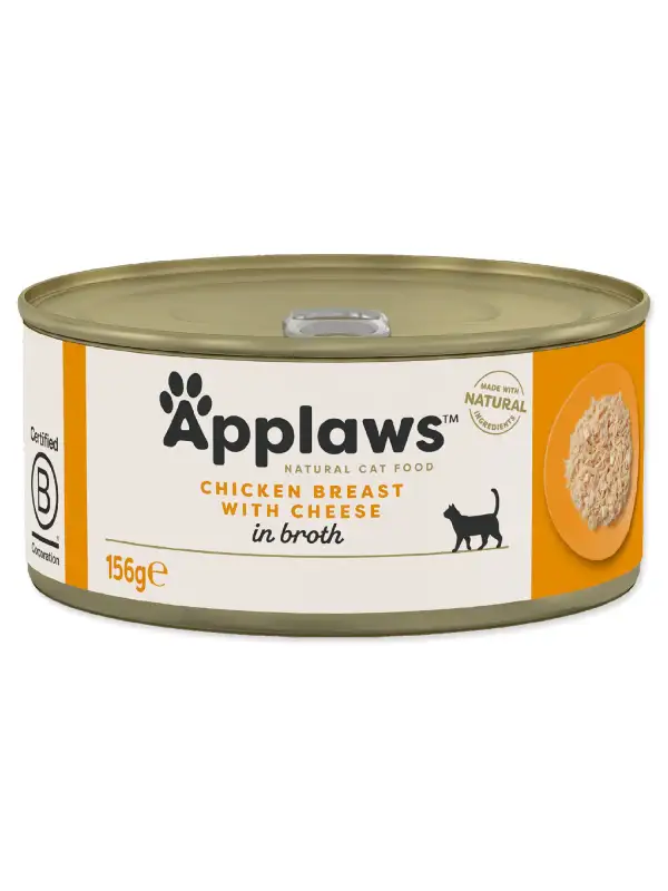 Konzerva Applaws Cat kuřecí se sýrem 156g