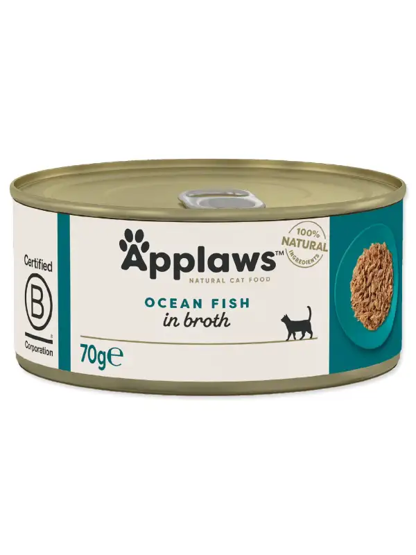 Konzerva Applaws Cat mořské ryby 70g