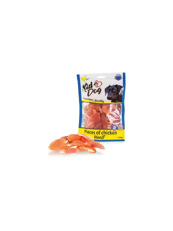 KIDDOG kousky kuřecích prsou 250 g