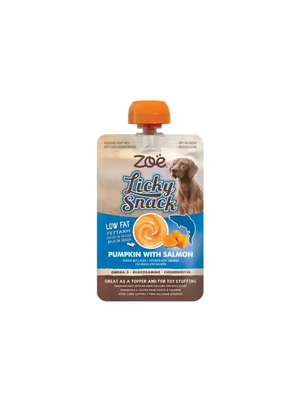 Pochoutka Zoë Licky Snack dýně s lososem, 85 g