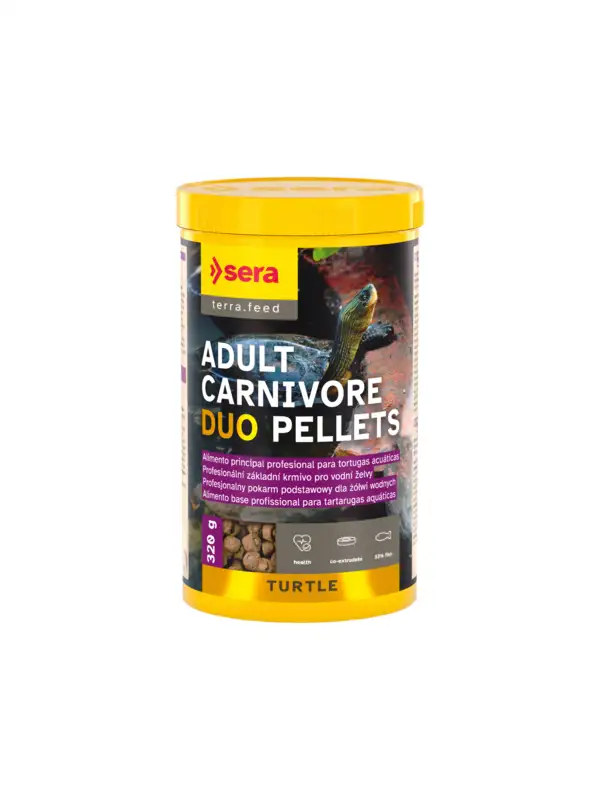 sera Turtle Adult Carnivore Duo Pellets 1L 320g