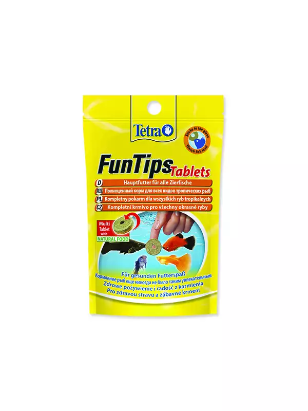 Krmivo Tetra FunTips Tablets 20 tbl.