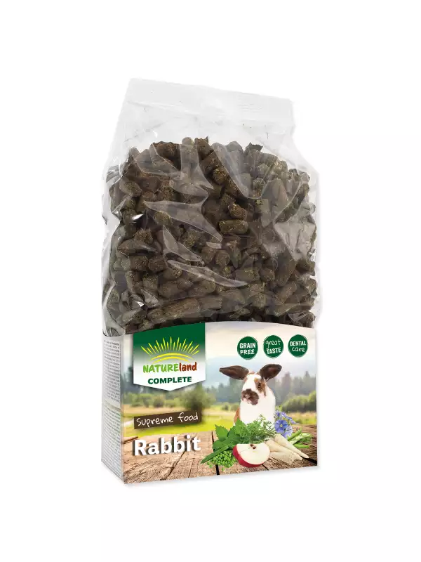 Krmivo Nature Land Complete pro králíky a zakrslé králíky pelety 900g