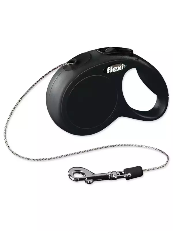 Vodítko Flexi Classic New lanko XS černé 3m